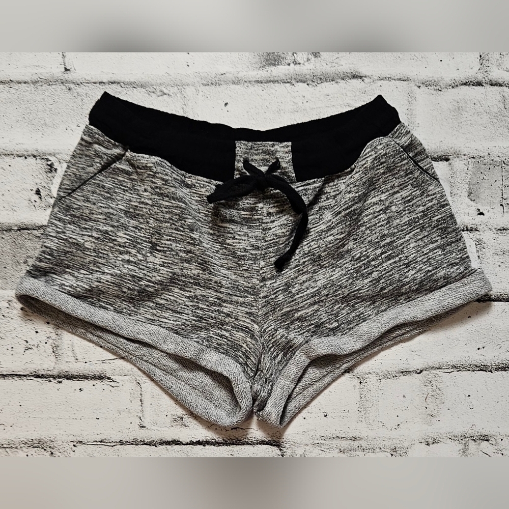 U2B Salt & Pepper Jogging Shorts.